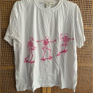 Project Social skeleton skate tee
